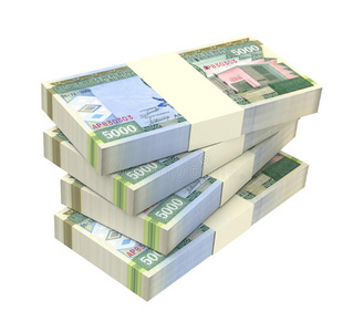 白底布隆迪法郎.照片