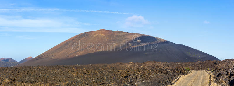 兰扎罗特timanfaya国家公园的火山