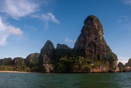 泰国krabi railay海滩