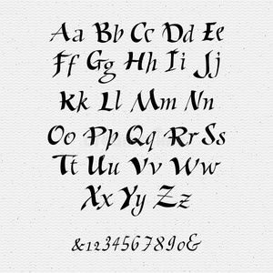 美丽的装饰品,字母e哥德体哥特式脚本手绘字体