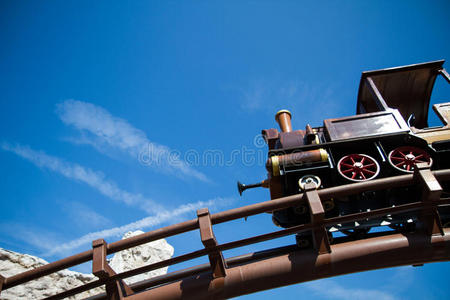 乐趣 轨道 循环 滚筒 照片 火车 费里斯 公园 过山车