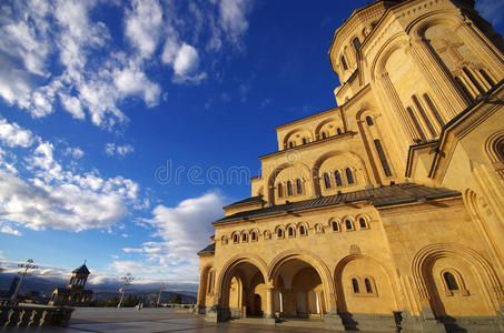 宗教 穹顶 寺庙 修道院 旅行 基督教 上帝 第比利斯 格鲁吉亚