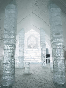 雕塑 冬天 酒店 魁北克 透明的 加拿大 高的 雕刻