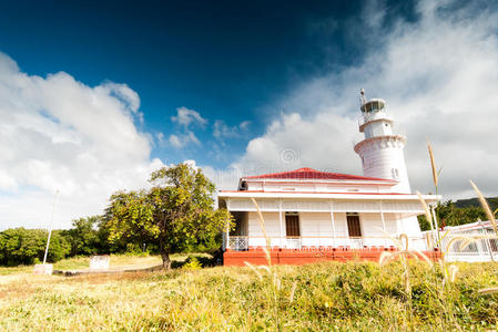 灯塔 沿海 风景 浪漫的 信标 海岸 菲律宾 建筑学 海的