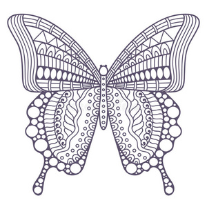 抽象蝴蝶矢量图片