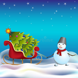 新的 天空 愉快的 礼物 可爱的 季节 圣诞节 雪橇 乐趣
