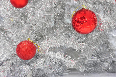 电灯泡 传统 闪耀 分支 圣诞节 新的 庆祝 特写镜头 小玩意