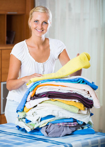 美国人 女仆 肖像 打扫 服装 公寓 活的 洗衣店 房间