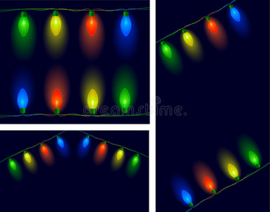 圣诞节 庆祝 框架 照明 颜色 庆祝活动 假期 电缆 曲线