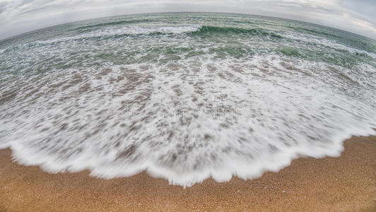 美丽多彩的海浪