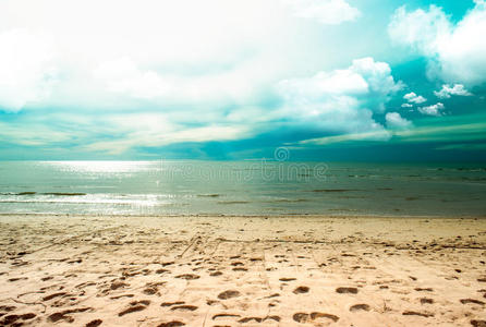 沙滩和热带海洋