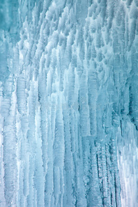气候 极端 贝加尔湖 自然 石窟 二月 环境 风景 冰柱