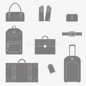 袋子和附件图标