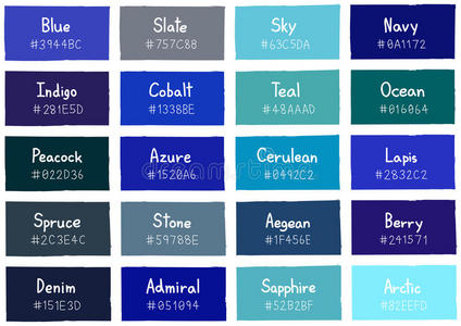 名称背景蓝色色调颜色阴影背景与代码和名称照片