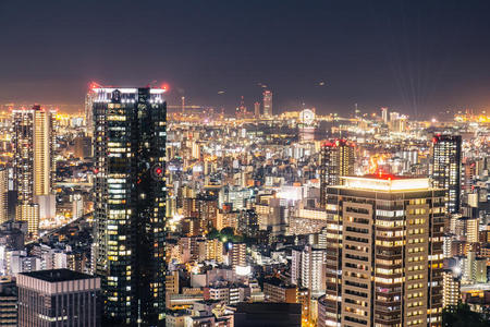 街道 建筑学 商业 地标 亚洲 建筑 大阪 风景 全景图