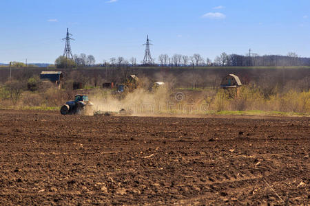 农民 玉米 乡村 农田 环境 栽培 耕耘机 领域 收获 地球