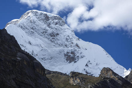 编队 花岗岩 美丽的 印加 徒步旅行 克鲁兹 冰川 目的地