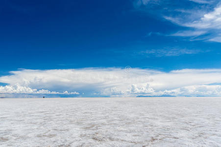 无尽的盐滩照片