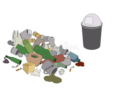 不同的垃圾图片-不同的垃圾素材-不同的垃圾插画-摄图新视界