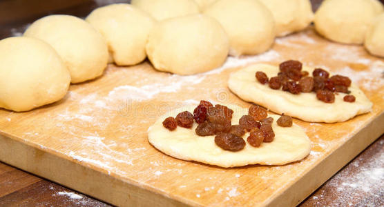 美食家 过程 准备 揉捏 糕点 甜的 物体 面团 炊具 面包店