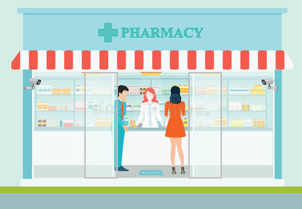 药剂师女人卡通人物图片