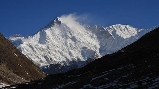 冰川 边境 尼泊尔 珠穆朗玛峰 昆布 风景 喜马拉雅山脉