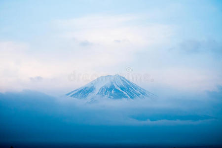 自然 火山 富士山 亚洲 川崎 早晨 场景 风景 高的 攀登