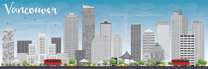 建筑学 加拿大 城市景观 天际线 插图 风景 商业 大都市