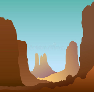 自然 西南 亚利桑那州 纪念碑 岩石 风景 简单的 峡谷