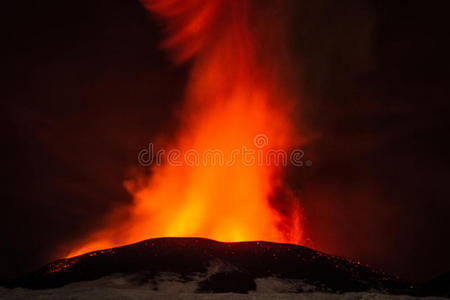 埃特纳火山喷发