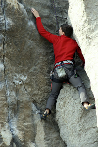悬崖 努力 探索 挑战 攀登 森林 平衡 运动 肾上腺素