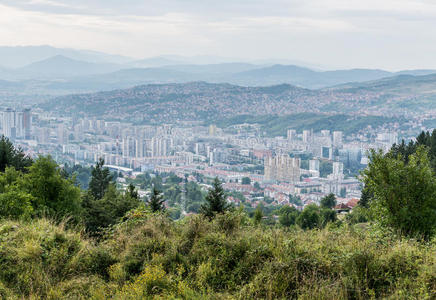 建筑学 天线 波黑 小山 波斯尼亚语 联邦 城市景观 黑塞哥维那