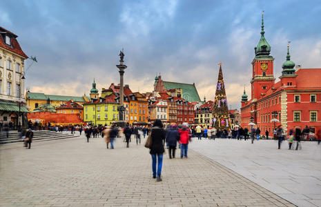 华沙皇家城堡卡普兰峡谷西蒙杜斯国王雕像波兰纸币西吉斯蒙教堂波兰