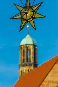 圣诞节市场悬挂装饰纽伦堡德国