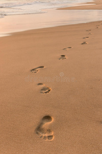 海岸线踪迹图片