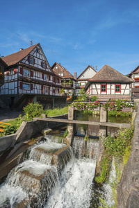 森林 奥尔 地理 巴登 建筑学 历史上 房屋 框架 水坝