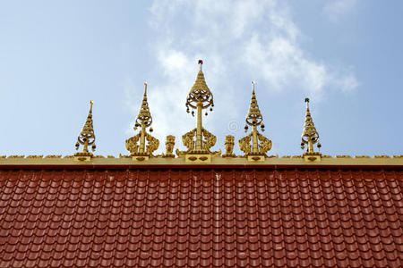 泰式屋顶寺庙