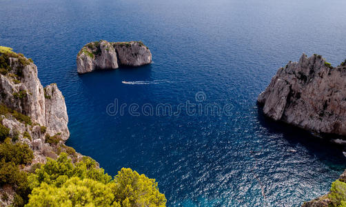 意大利语 地中海 风景 全景 那不勒斯 自然 欧罗巴 海湾