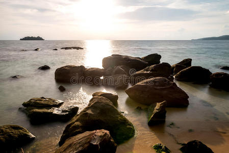 海岸线 九月 岛屿 公司 海景 海岸 亚洲 夏天 海洋 南方