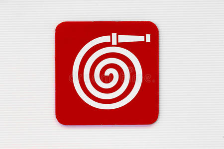 消防栓交通灯按钮概念设置禁止的标志-消防消防安全红色横幅隔离在