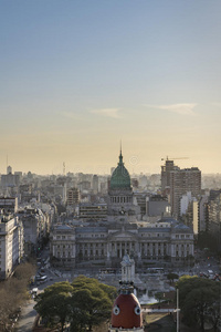 布宜诺斯艾利斯阿根廷的鸟瞰图