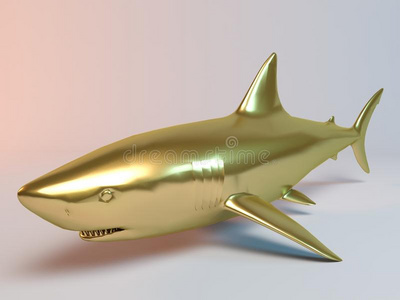 金色鲨鱼照片