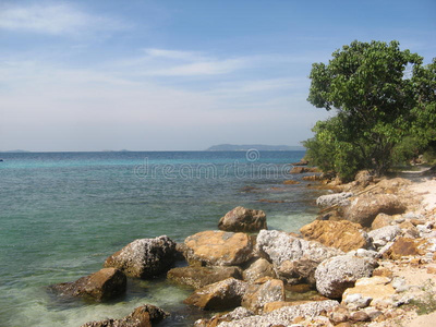 风景 悬崖 海岸 旅行 泻湖 天空 夏天 放松 巨石 娱乐