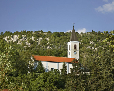 在斯图恩奇的耶稣圣心教堂。 波斯尼亚和黑塞哥维那