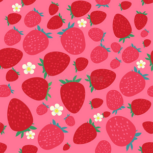 草莓果汁装饰图片