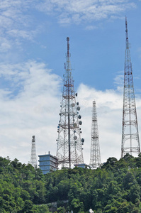 收音机 电话 网络 广播 传输 天线 信号 细胞 技术 电信