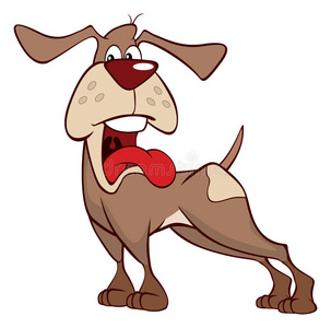 卡通猎狗图片