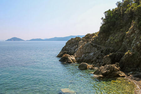 海滨 海岸 美女 岩石 风景 利沃诺 天堂 自然 欧洲 公司