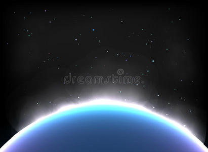 宇宙 行星 发光 插图 日食 土星 星云 自然 地平线 天文学