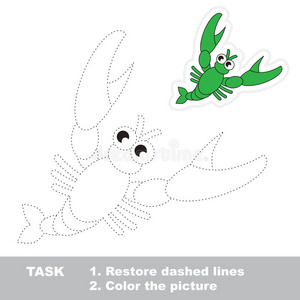 小龙虾要追踪。 矢量跟踪游戏。